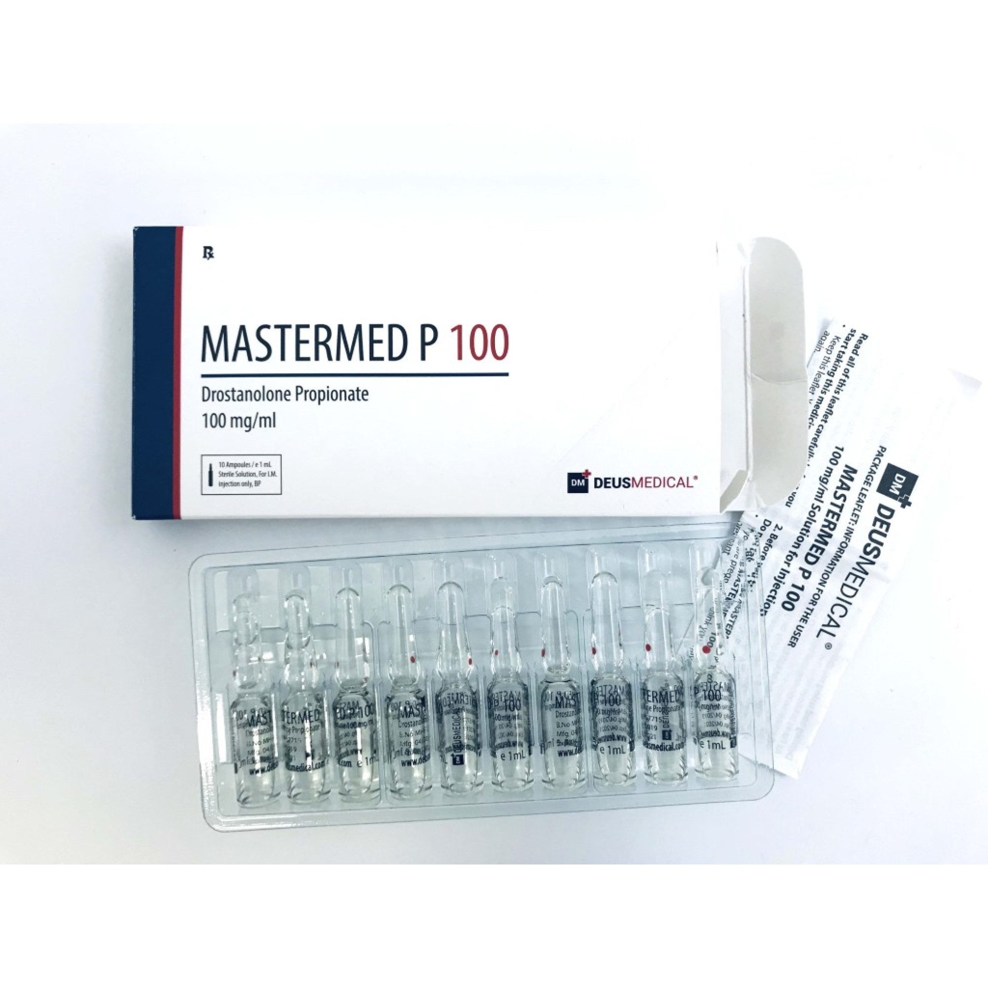 MASTERMED P 100 (Drostanolone Propionate), DEUS MEDICAL, BUY STEROIDS ONLINE - www.DEUSPOWER.com