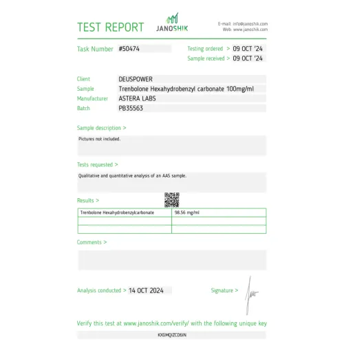 Trenbolone Hexahydrobenzylcarbonate