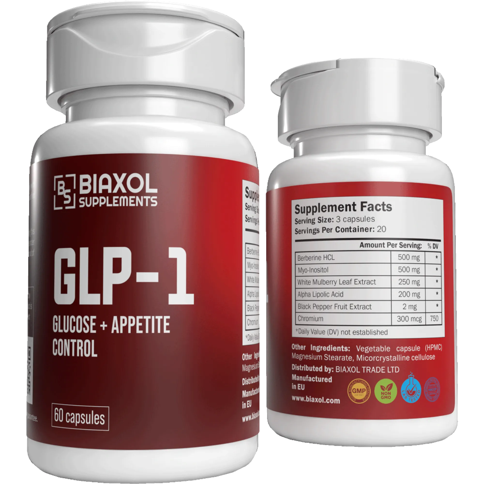 GLP-1 BOOSTER Peptide Capsules, Biaxol. Buy Steroids Online - www.deuspower.shop
