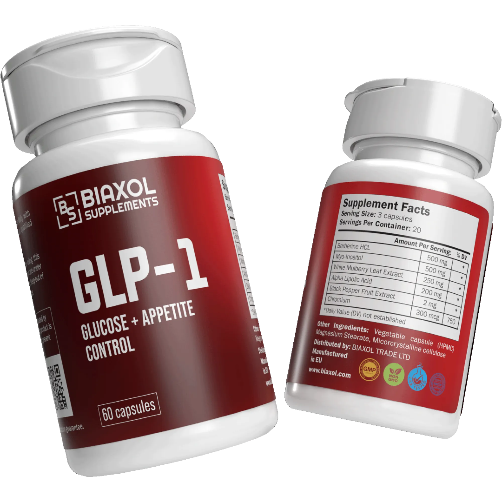 GLP-1 BOOSTER Peptide Capsules, Biaxol. Buy Steroids Online - www.deuspower.shop