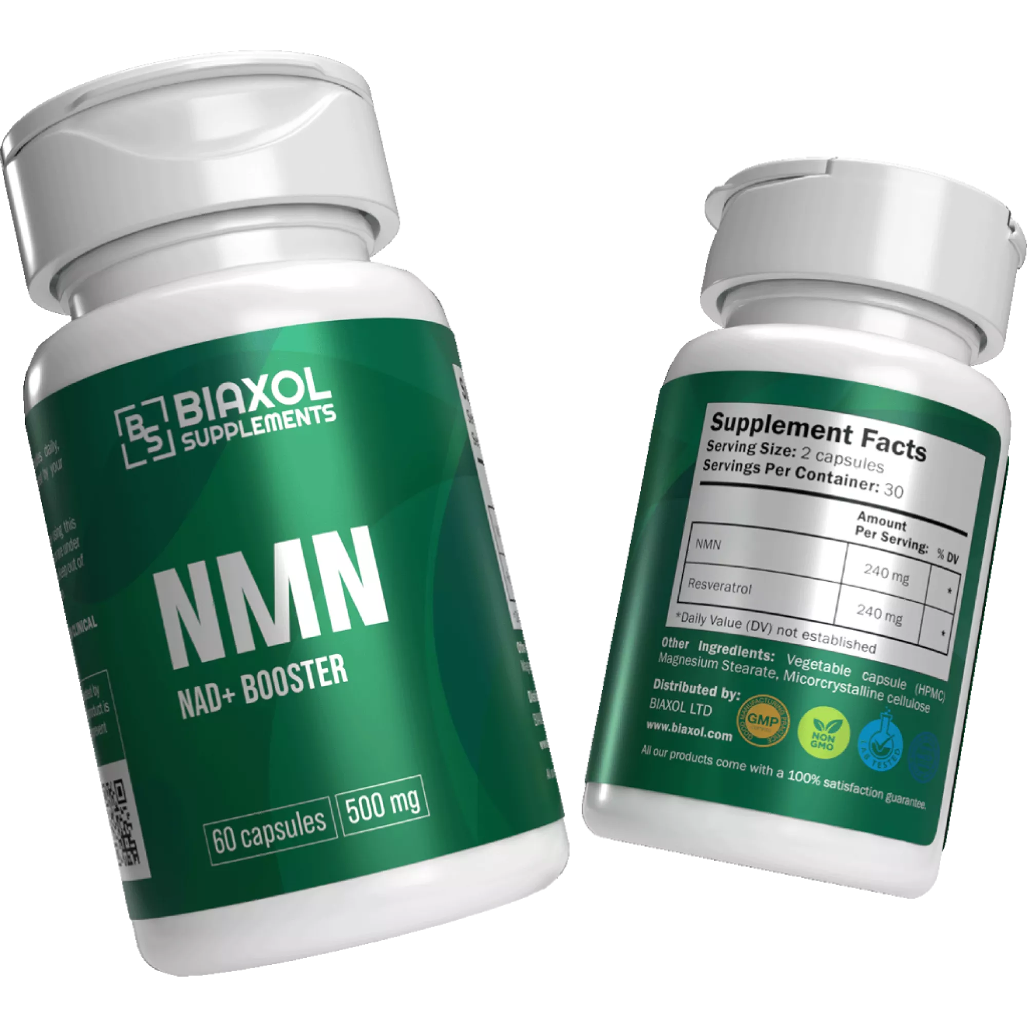 NMN & Resveratrol (NAD+ Booster), Biaxol, Steroide online kaufen – www.deuspower.shop