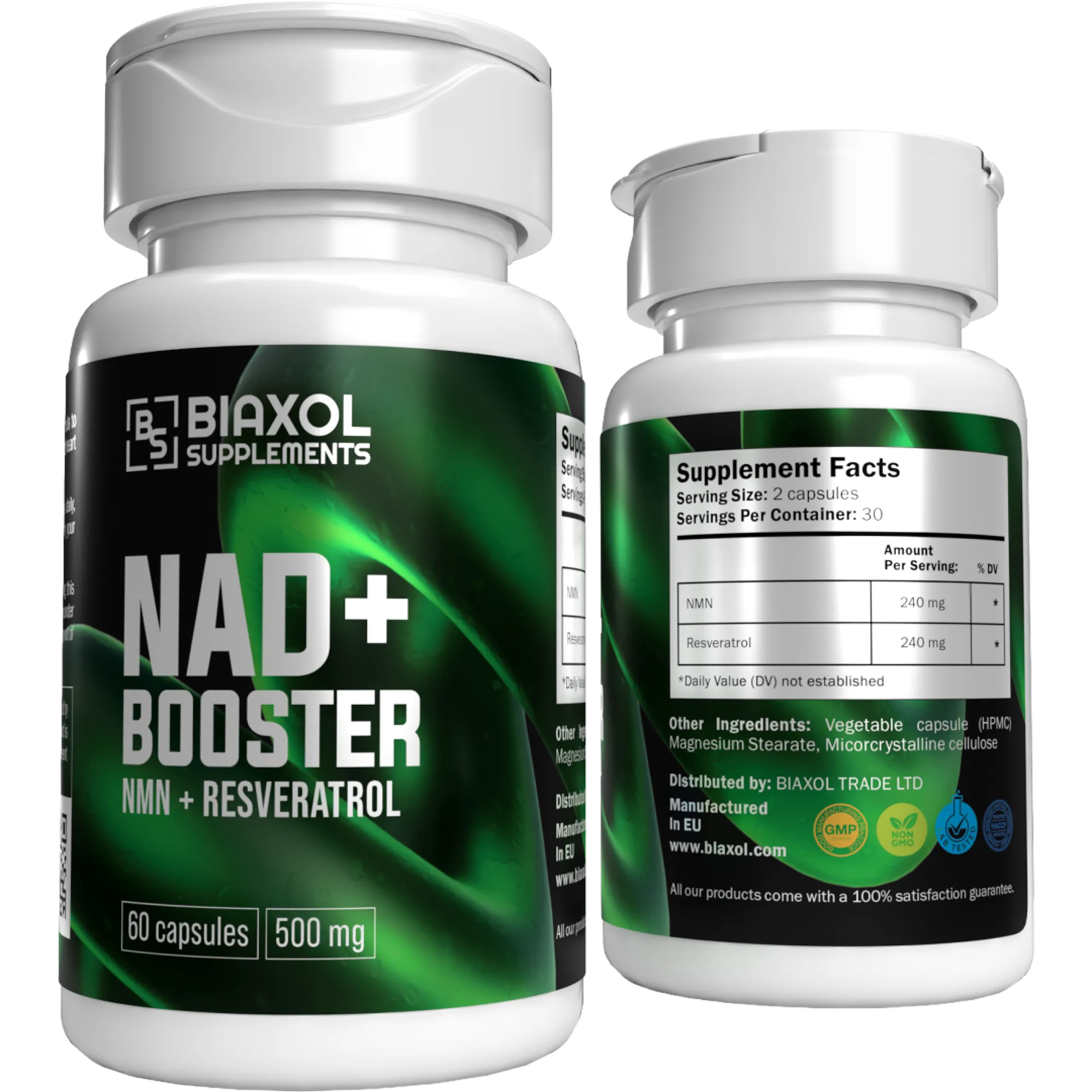 NMN + Resveratrol (NAD+ Booster), Biaxol, Buy Steroids Online - www.deuspower.shop