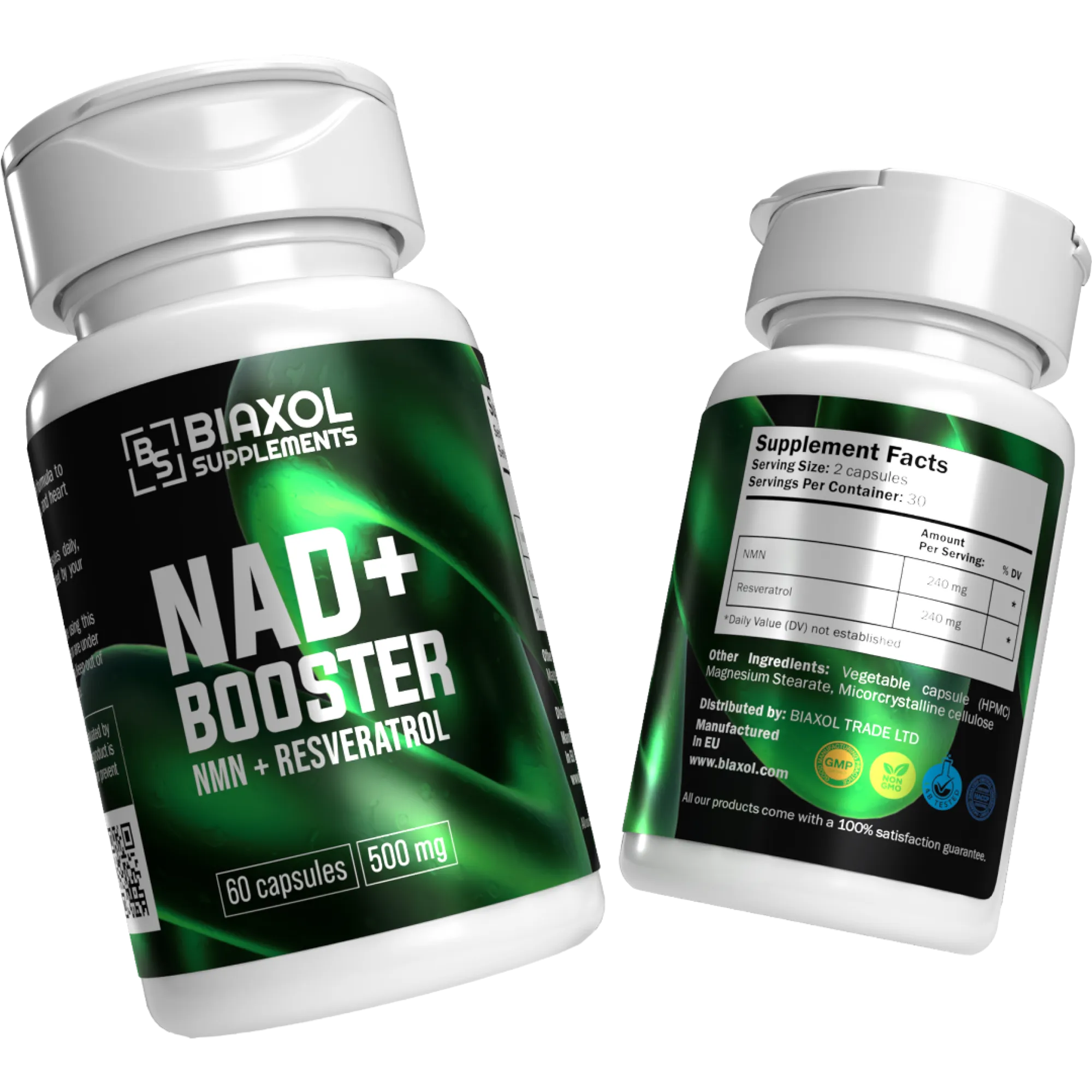 NMN + Resveratrol (NAD+ Booster), Biaxol, Buy Steroids Online - www.deuspower.shop