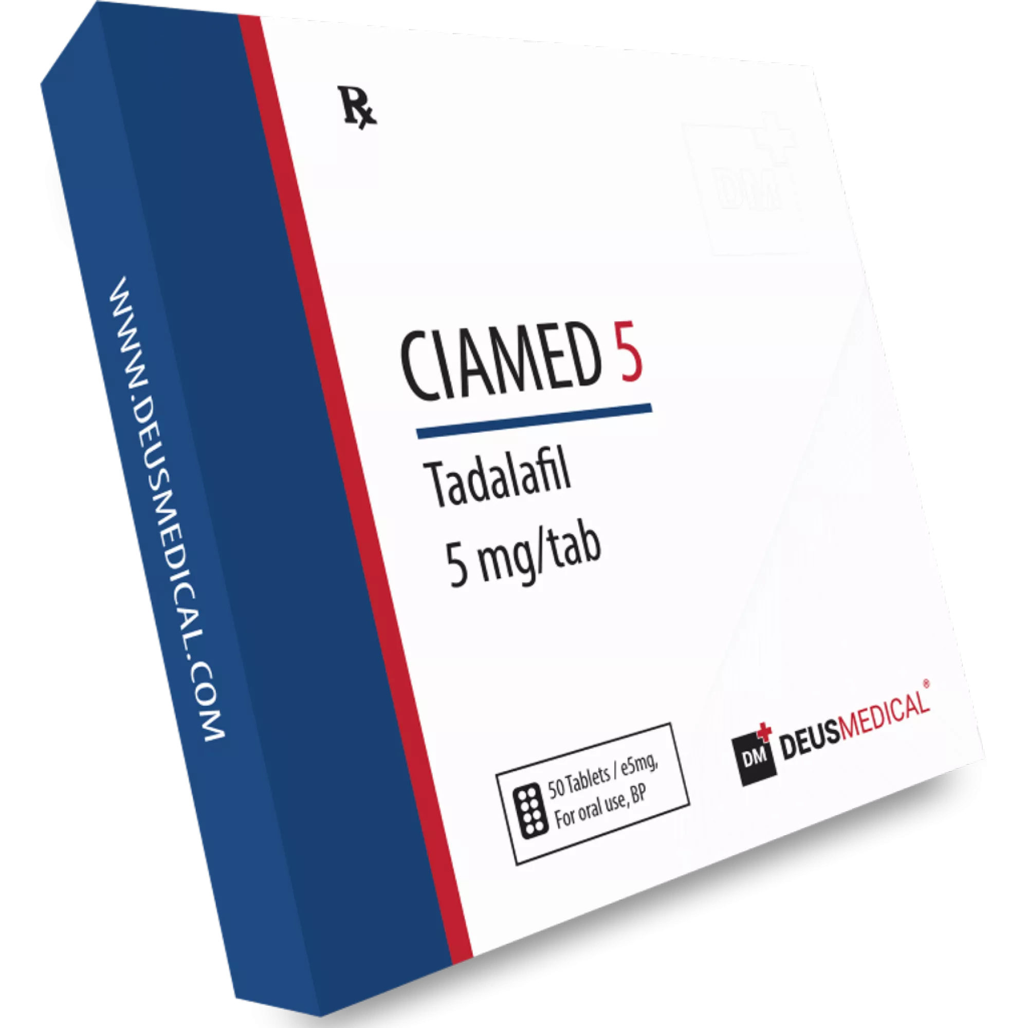 CIAMED 5 (Tadalafil) - Cialis, Deus Medical, Buy Steroids Online - www.deuspower.shop