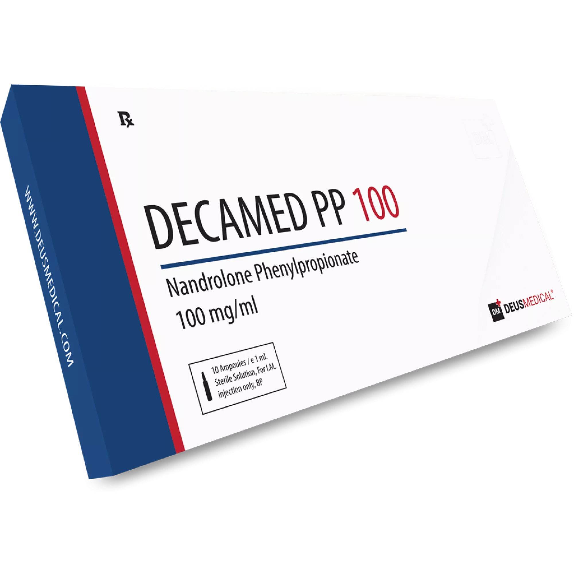 DECAMED PP 100 (Nandrolone Phenylpropionate), Deus Medical, Köp steroider online - www.deuspower.shop