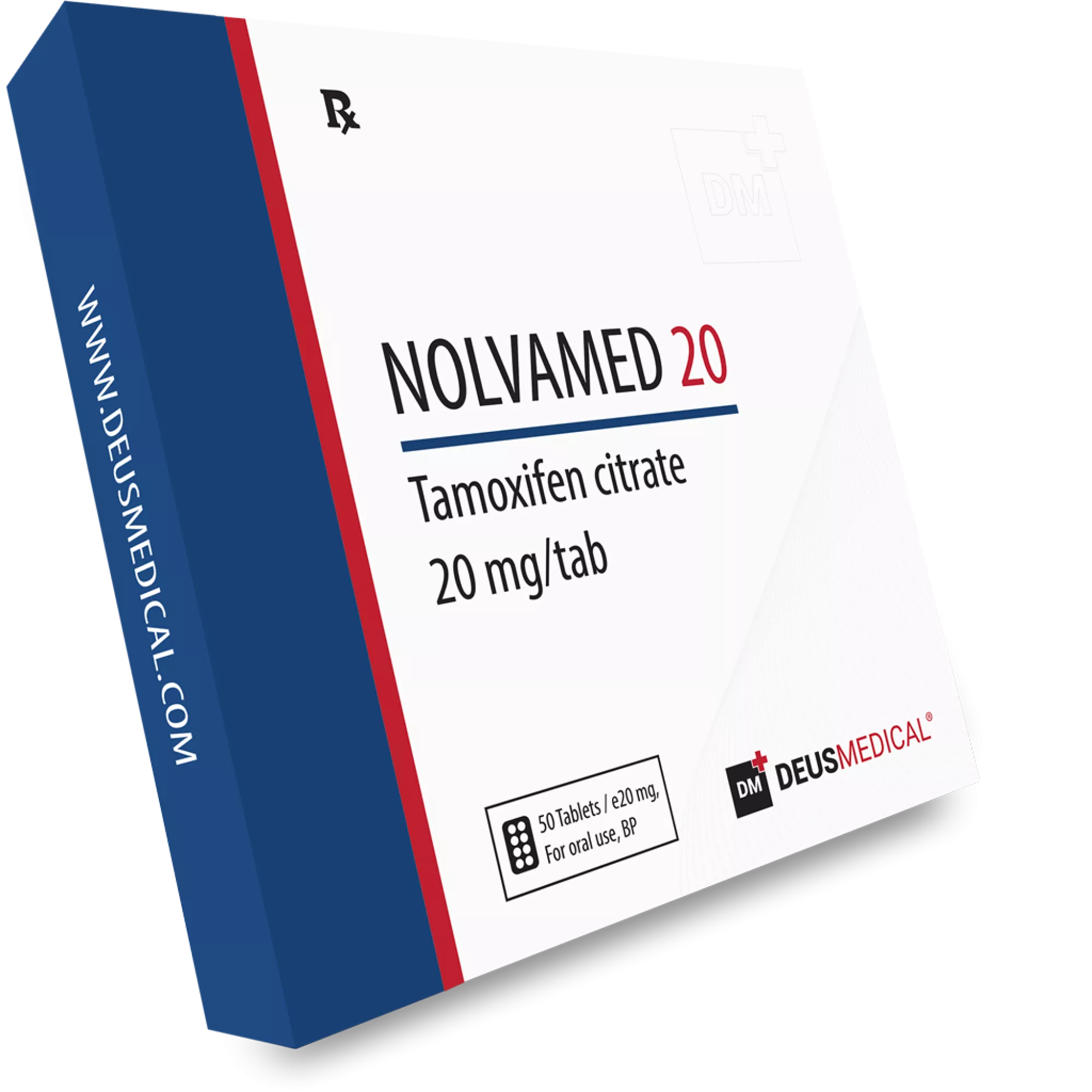 NOLVAMED 20 (Tamoxifen Citrate), Deus Medical, Buy Steroids Online - www.deuspower.shop