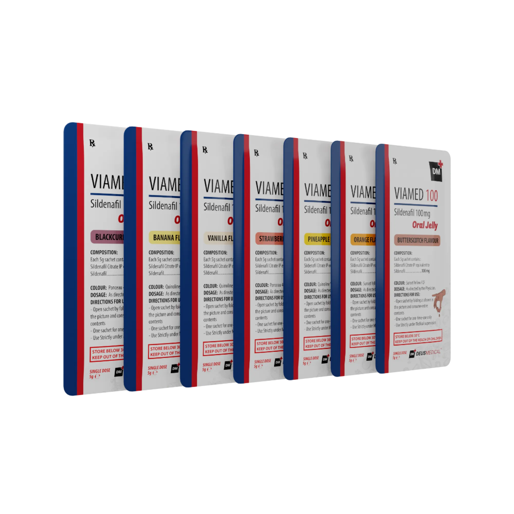 VIAMED 100 (Sildenafil Citrate) Oral Jelly - Viagra, Deus Medical, Buy Online - www.deuspower.shop