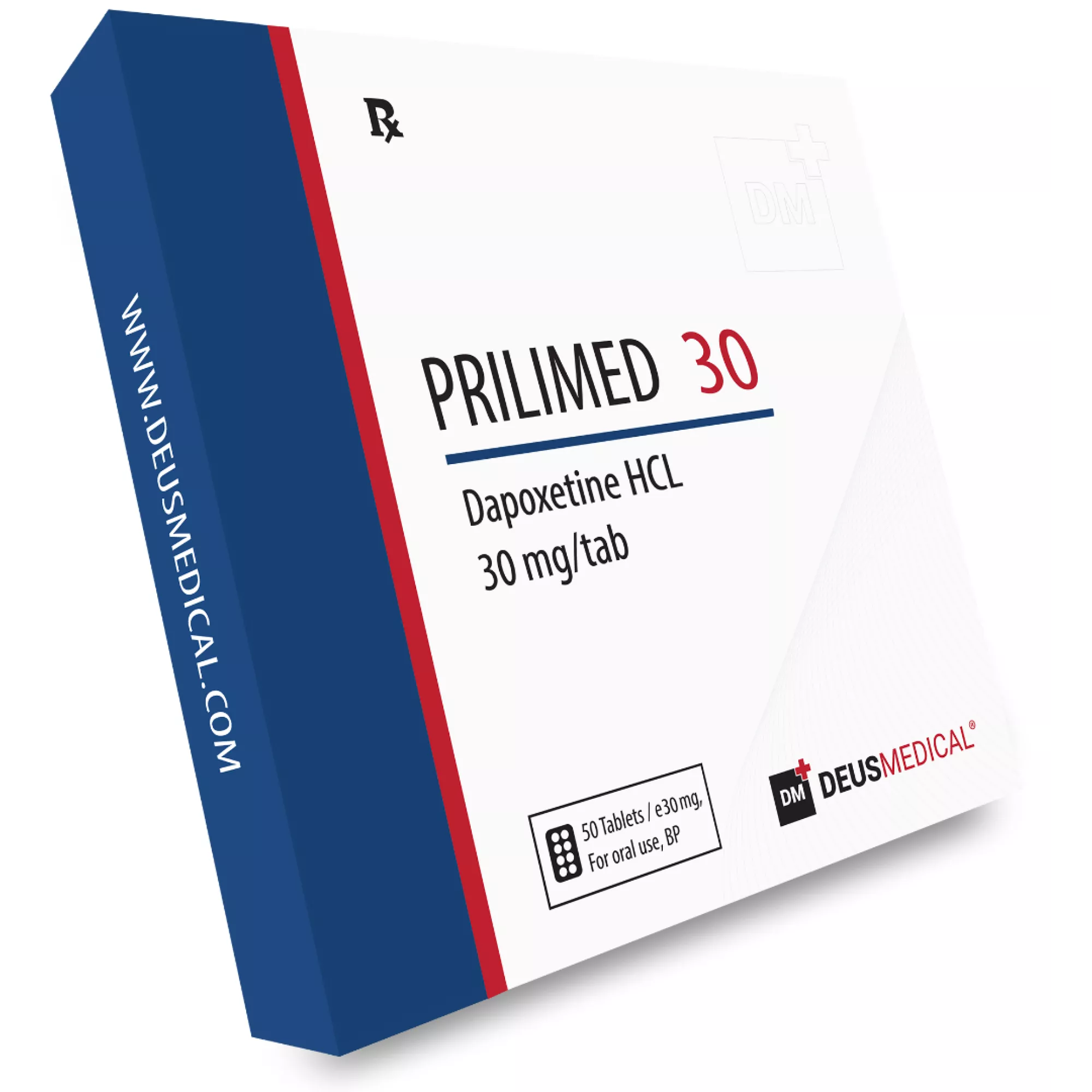PRILIMED 30 (Dapoxetine HCL), Deus Medical, Buy Steroids Online - www.deuspower.shop