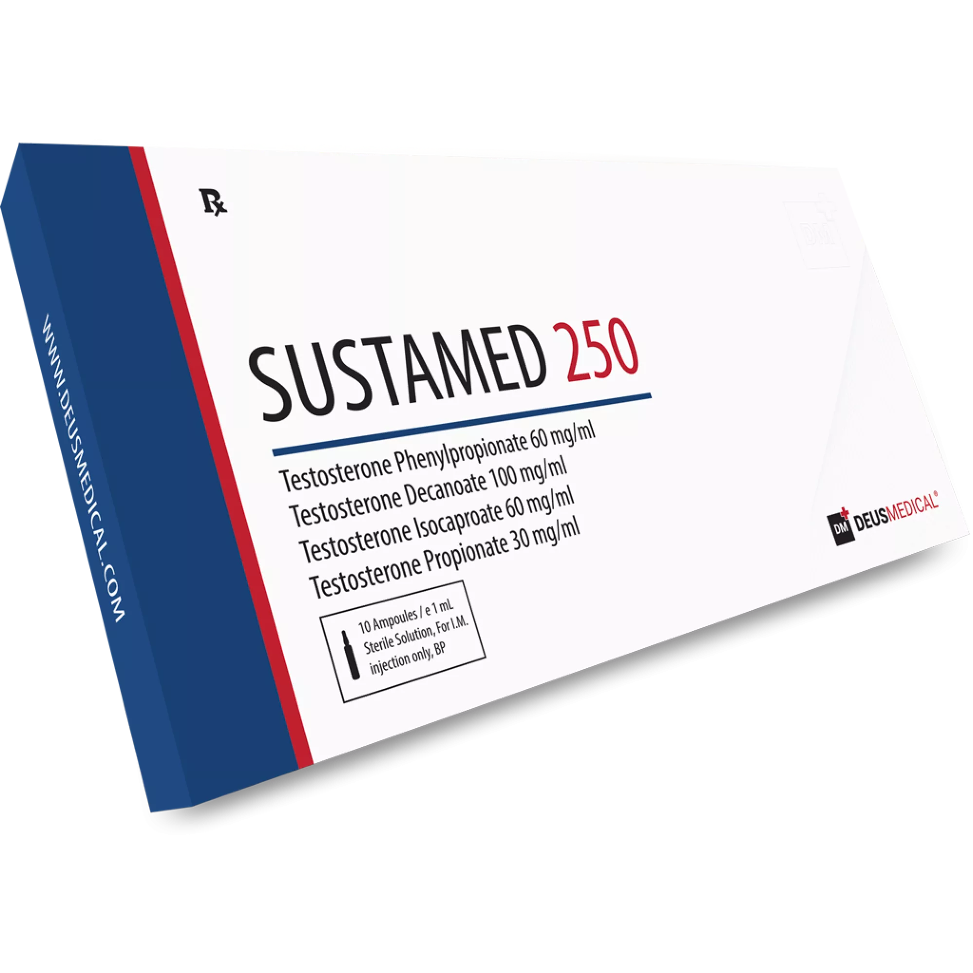 SUSTAMED 250 (Sustanon), Deus Medical, Buy Steroids Online - www.deuspower.shop