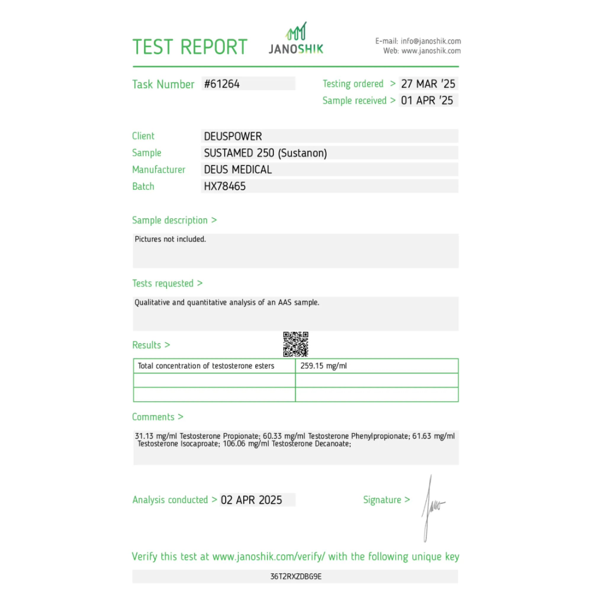 SUSTAMED 250 (Sustanon), Deus Medical, köp steroider online - www.deuspower.shop