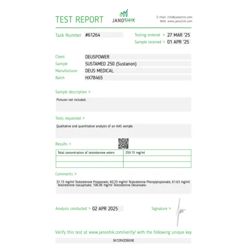SUSTAMED 250 (Sustanon)