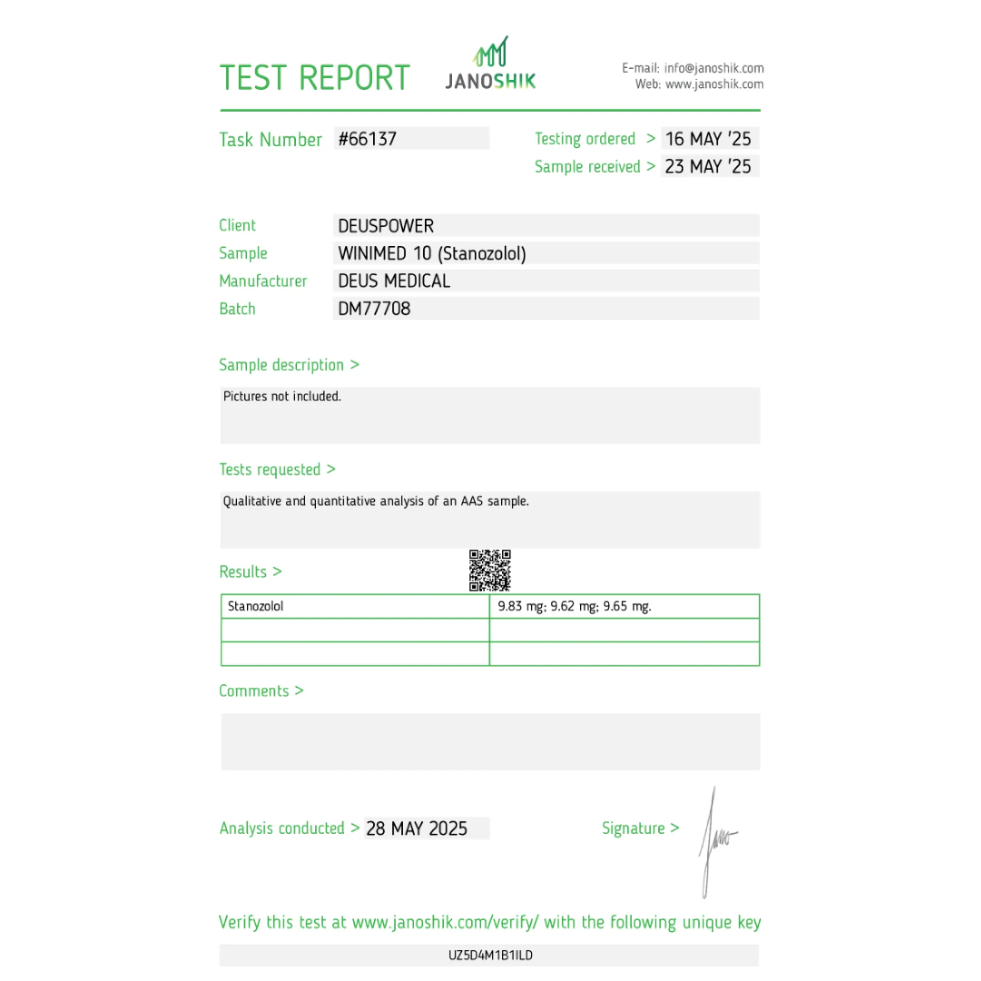 WINIMED 10 (Stanozolol), Deus Medical, Buy Steroids Online - www.deuspower.shop