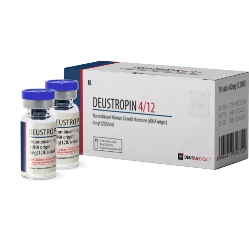 DEUSTROPIN 4/12 (120iu) (Rekombinant Humant Tillväxthormon [rDNA ursprung]) HGH