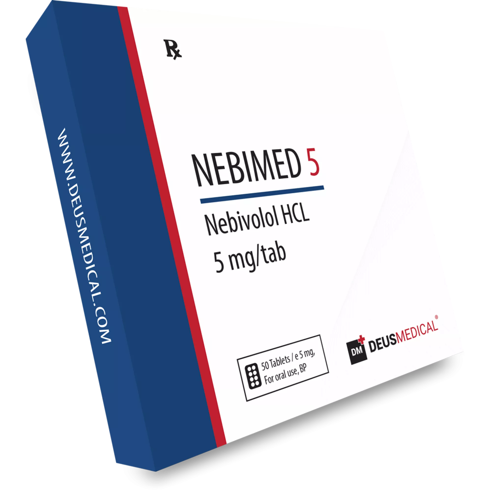NEBIMED 5 (Nebivolol), Deus Medical, Buy Steroids Online - www.deuspower.shop