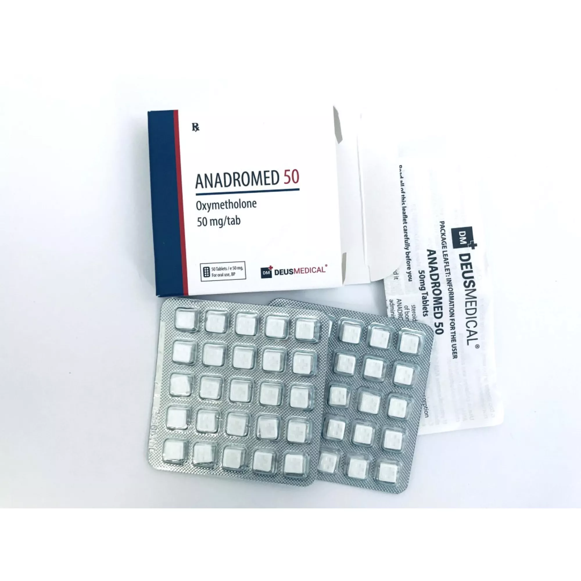 ANADROMED 50 (Oxymetholone), Deus Medical, Buy Steroids Online - www.deuspower.shop