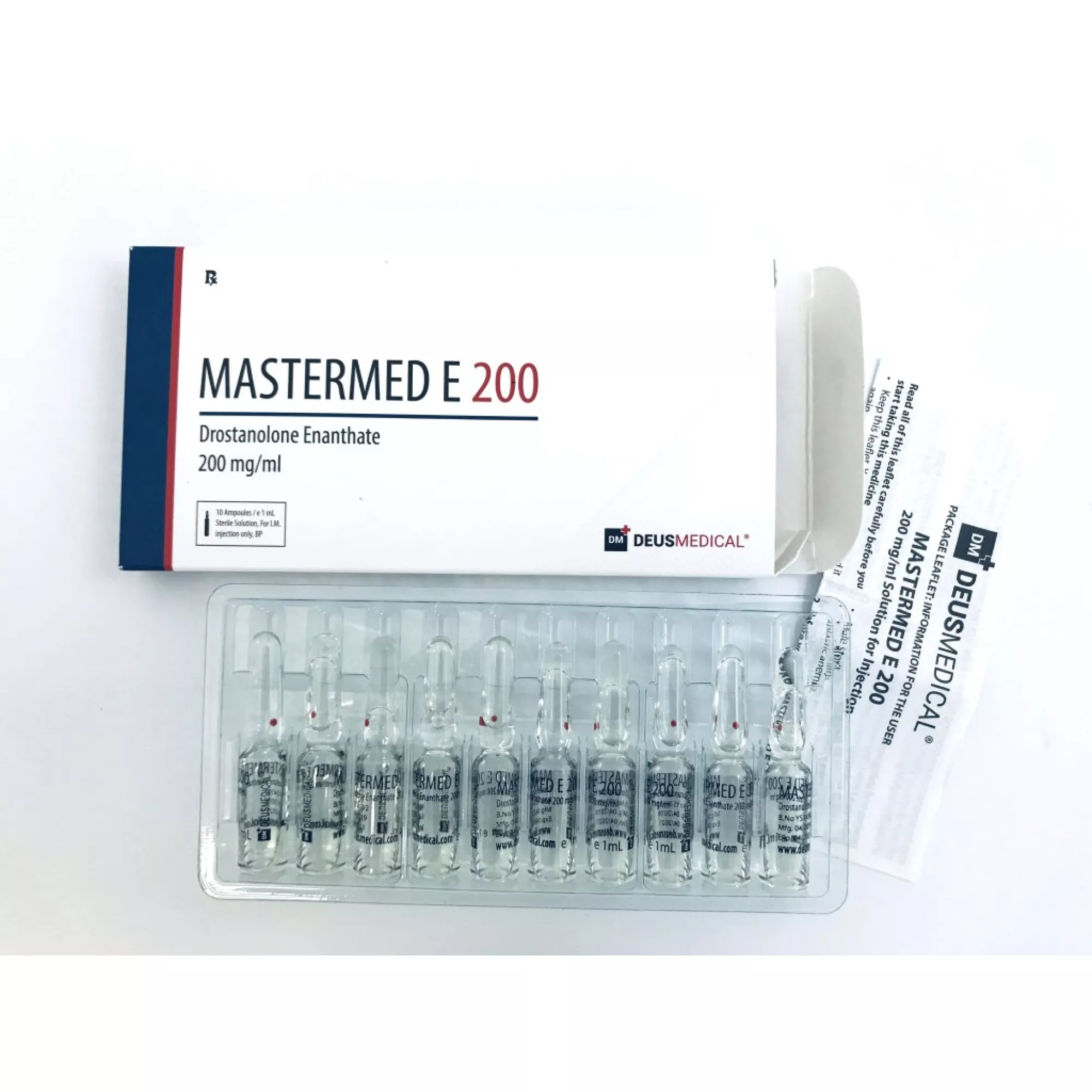 MASTERMED E 200 (Drostanolone Enanthate), Deus Medical, Köp steroider online - www.deuspower.shop