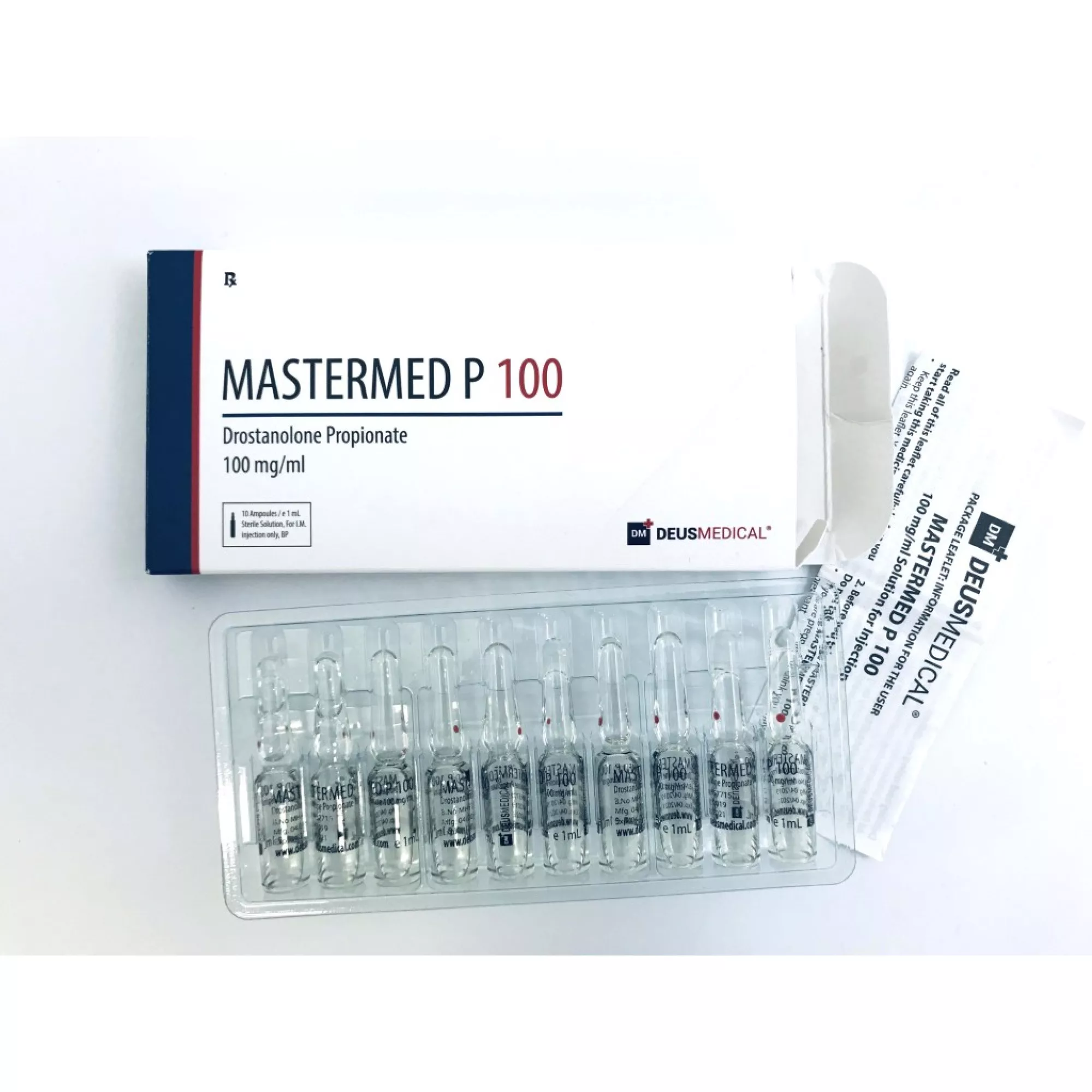 MASTERMED P 100 (Drostanolone Propionate), Deus Medical, Köp steroider online - www.deuspower.shop