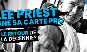 Lee Priest signe sa carte professionnelle