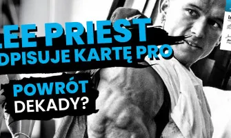 Lee Priest podpisuje kartę Pro