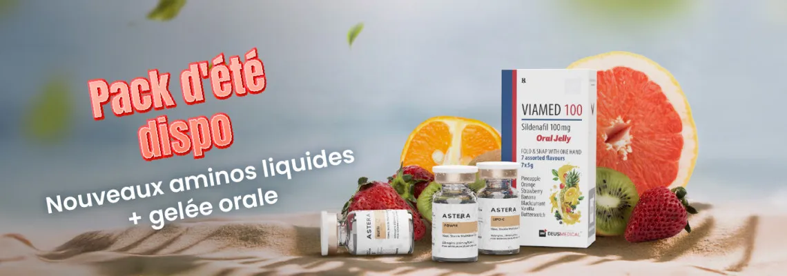 Summer Stack – Acides aminés liquides & Oral Jelly Power