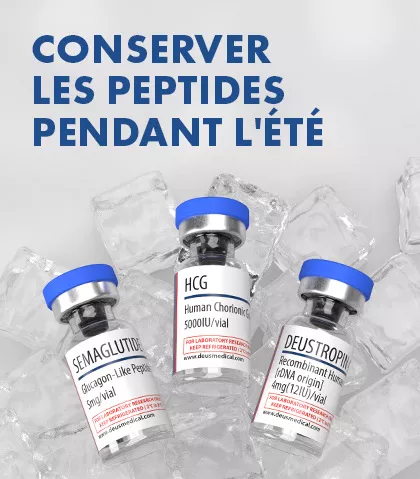 Préserver les peptides pendant l'été : un guide complet pour un stockage optimal