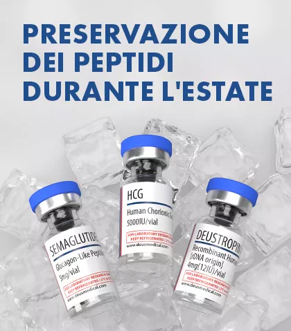 Preservare i peptidi durante l'estate: una guida completa per una conservazione ottimale