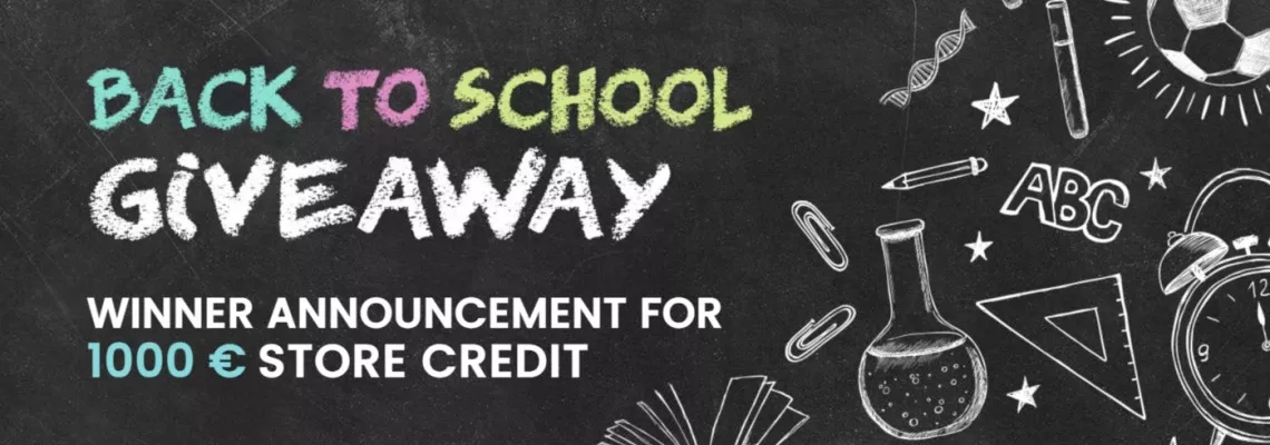 Winner Announcement for 1000€ Back to School Lottery
